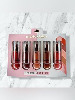 Marie Claire 5-Pc Satin Lipstick Set